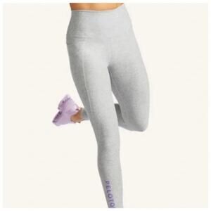 Beyond Yoga X Peloton High Rise Spacedye Side Pocket Leggings Gray Medium